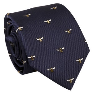 Blue Bee Tie