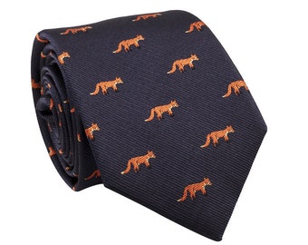 Blue Andean Fox tie