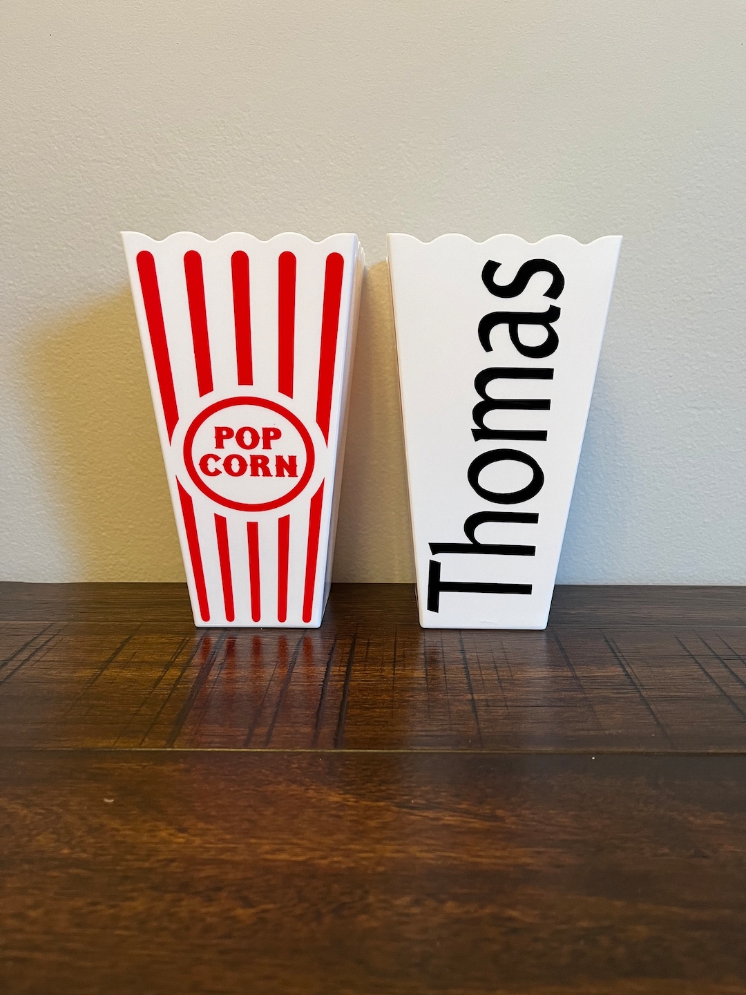 Personalized Popcorn Tub. Personalized Popcorn Bucket. Movie Etsy