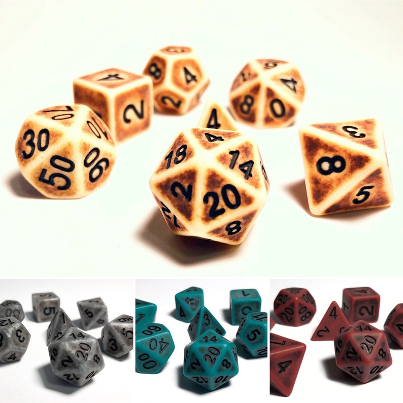 DnD Dice Set Ancient... sold by DragonheartDesignsCA.