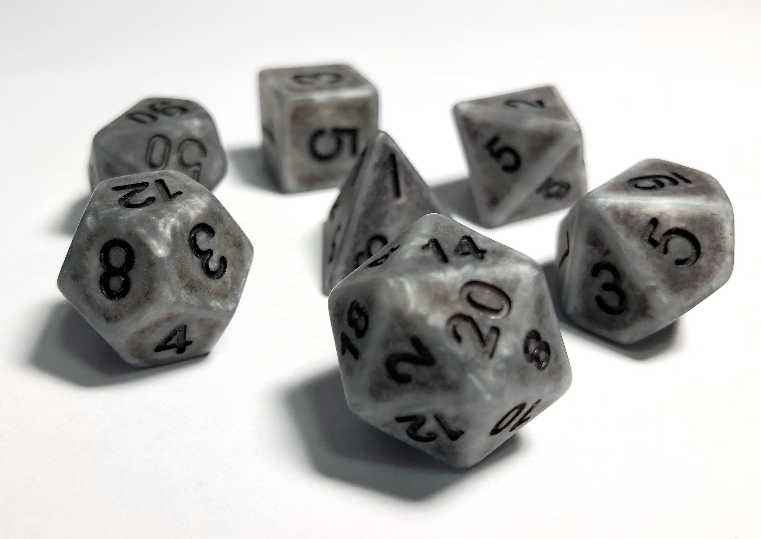 DnD Dice Set Ancient Bone Dice Multiple Colors D&D Etsy