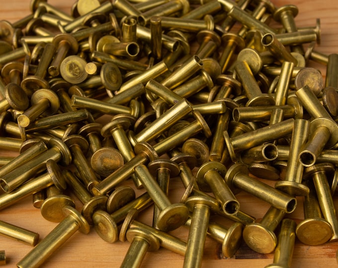 Brass Cutlery Rivets for Knife Making - 7.93mm - 25ct, 50ct, & 100ct - Etsy