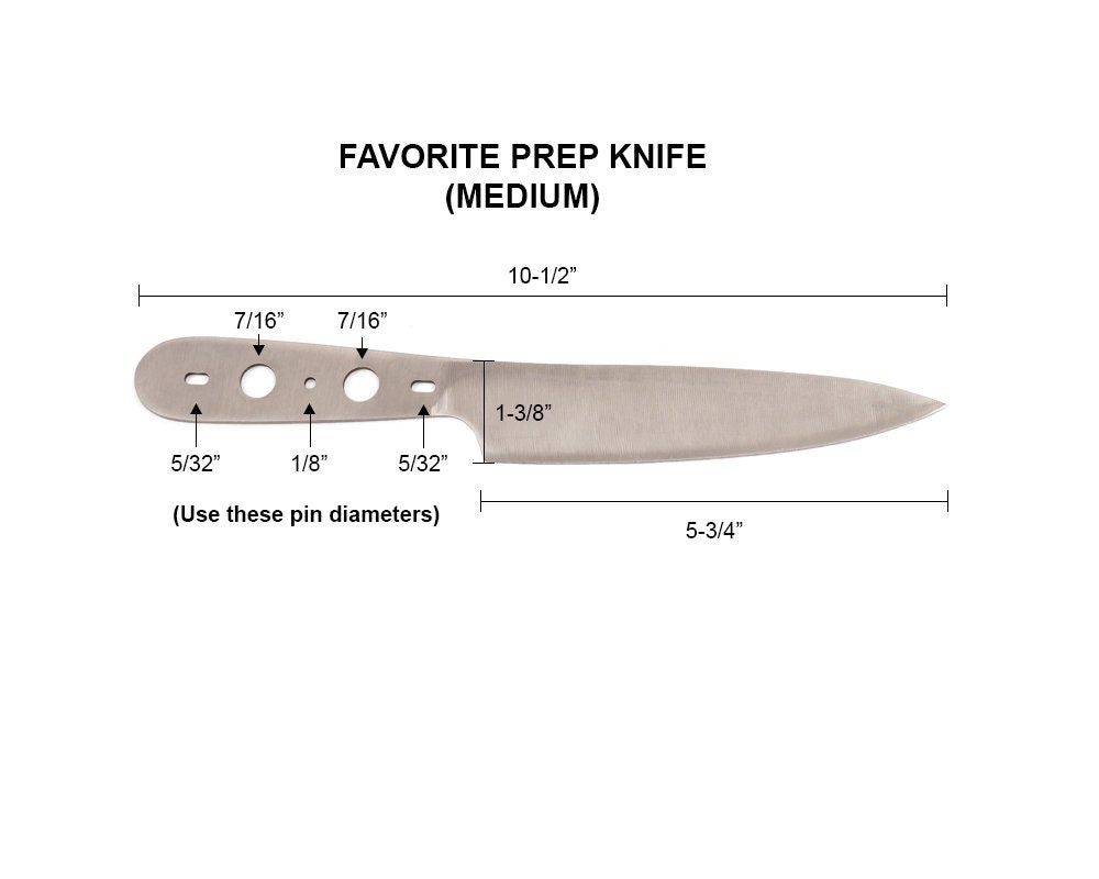 Favorite Set of Kitchen Knife Blanks Etsy