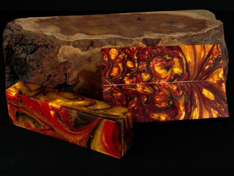 Acrylic Knife Handle Material Gold Coast Etsy