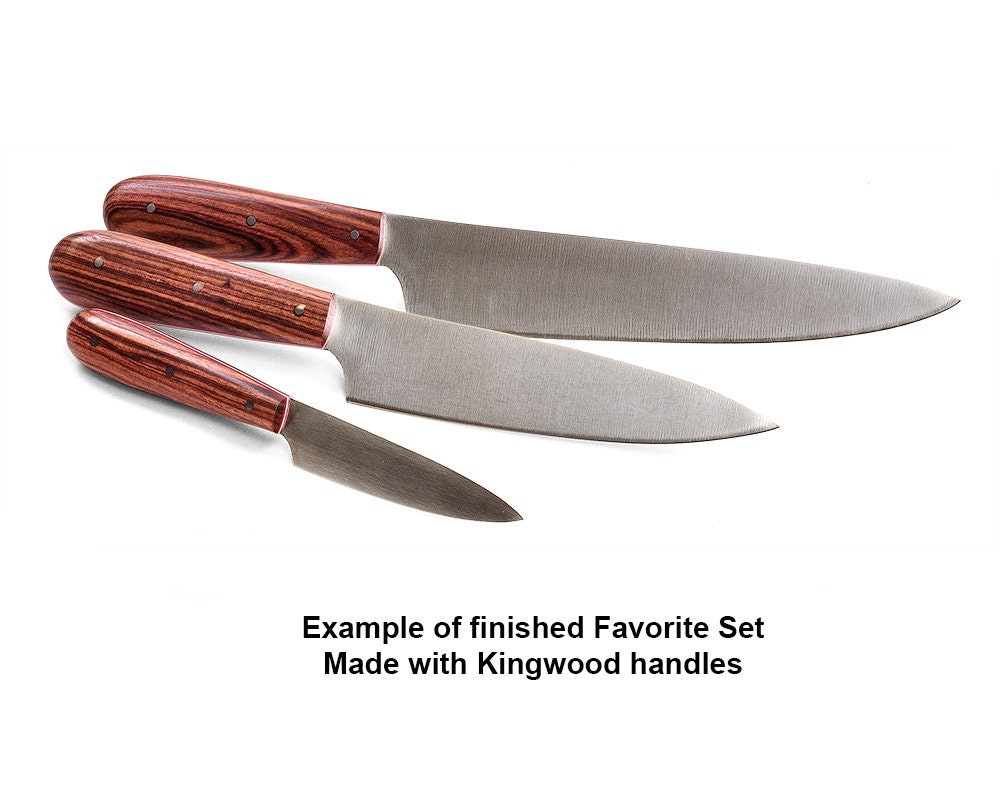 Favorite Set of Kitchen Knife Blanks Etsy