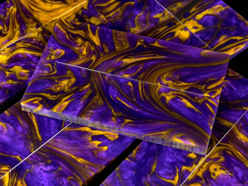 Acrylic Knife Handle Material the Royal Etsy