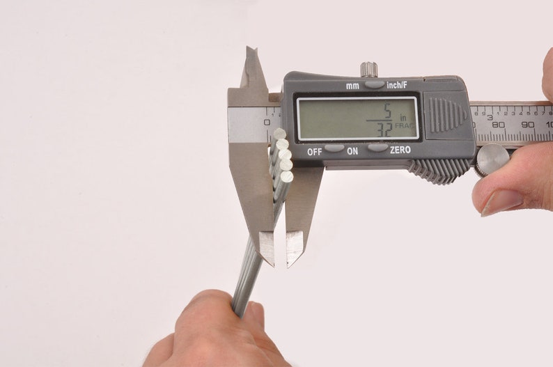 5 Packs of Nickel Silver Rods Various Diameters 12 Etsy