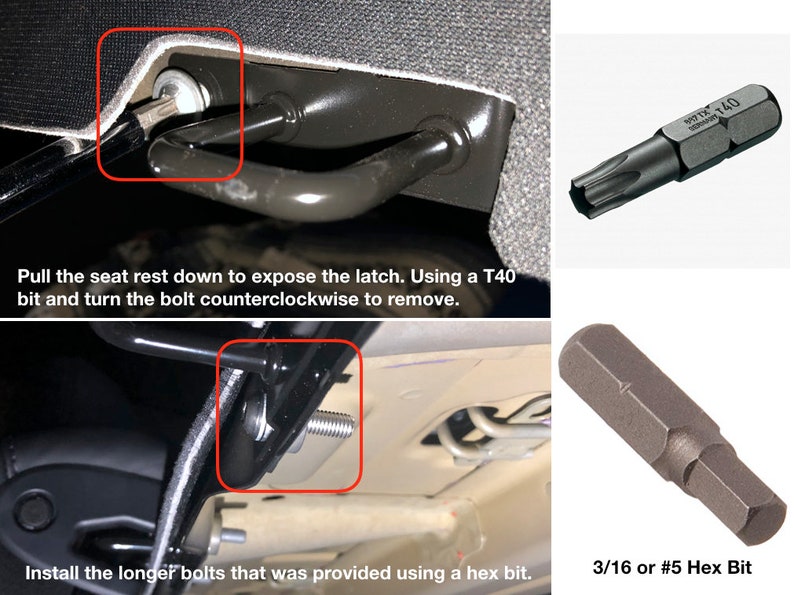 One Pair of Tesla Model 3 Rear Seat Lock Antitheft Device Etsy