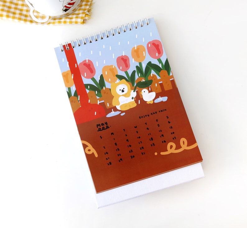 2023 Desk Calendar Monthly Calendar Desk Planner A5 - Etsy