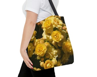 Yellow Rose Tote Bag