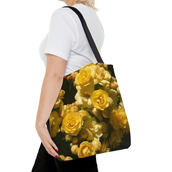 Yellow Rose Tote Bag