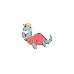 Nessie / Kiss-Cut Vinyl Sticker / Loch Ness Monster