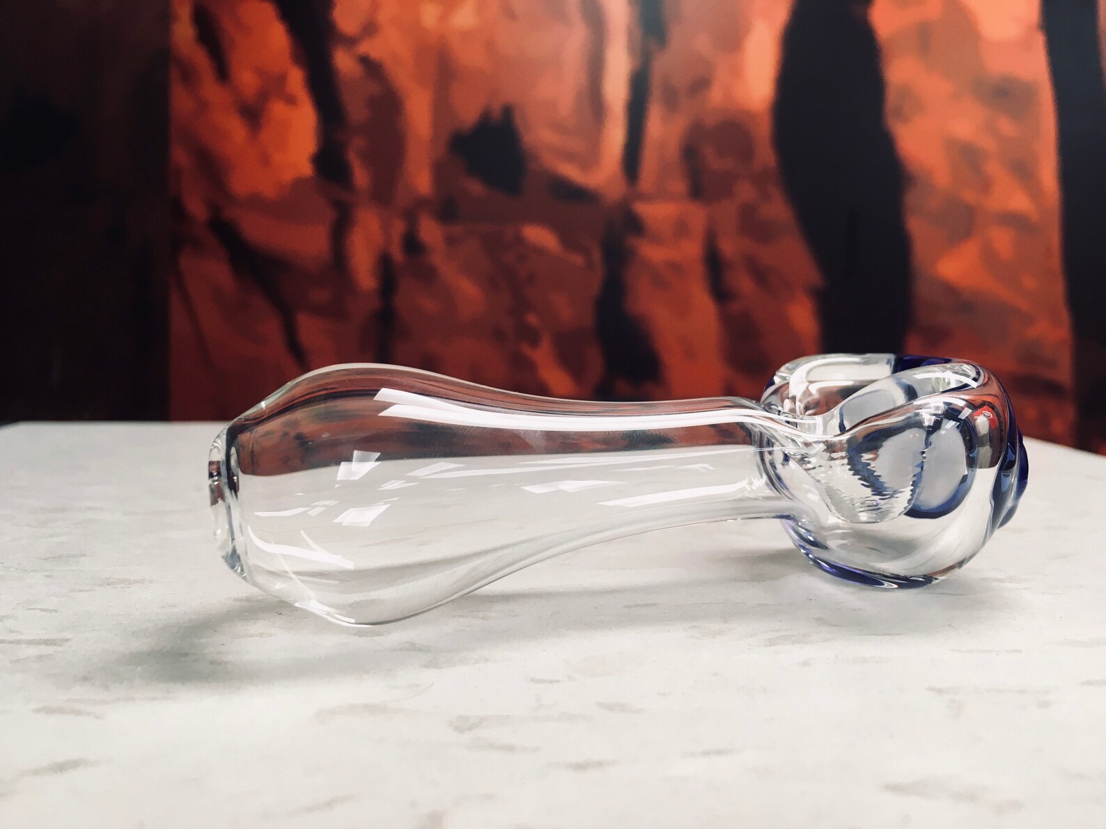 4 Inch Clear Tobacco Glass Smoking Bowl Hand Pipe Etsy