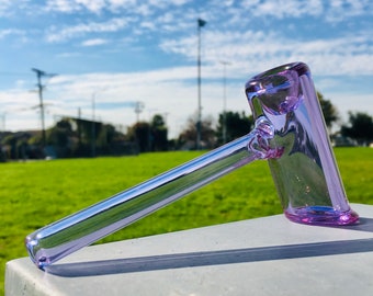 Purple Popeye Dry Hammer Glass Tobacco Hand Pipe