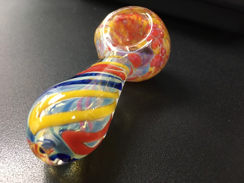 Hand Pipe Glass Tobacco Pipe Mini Spoon Pipe Glass Pipe