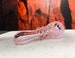 4” Pink Glass Pipe Tobacco Glass Smoking Bowl Hand Pipe 