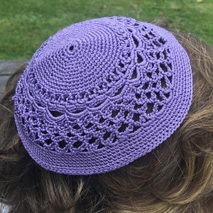 Lace Crochet Kippah-loads of color options