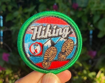 Embroidered Patch Hiking Adventure
