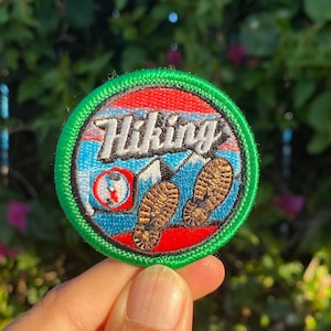 Embroidered Patch Hiking Adventure