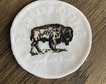 Cartello Di Ingresso Del Parco Nazionale Di Yellowstone Fotografia