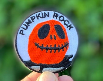 Wandern gestickter Aufnäher - Pumpkin Rock