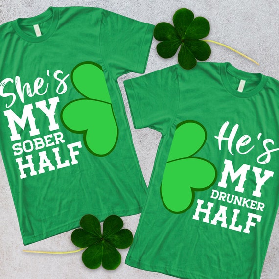 Sober Red Adult T-Shirt St Patricks Day