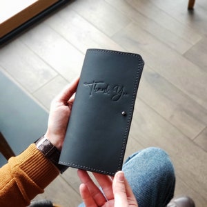 Leather Bill Holder, Check Holder For Restaurant, Leather check holder with embossing, Check presenter for restaurant, Custom Bill Presenter