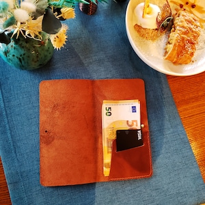 Personalized Leather Check Presenter, Cafe Bar Check Holder, Bill Holder, Guest Check Presenter, Guest Check Book, Restaurant Server Book
