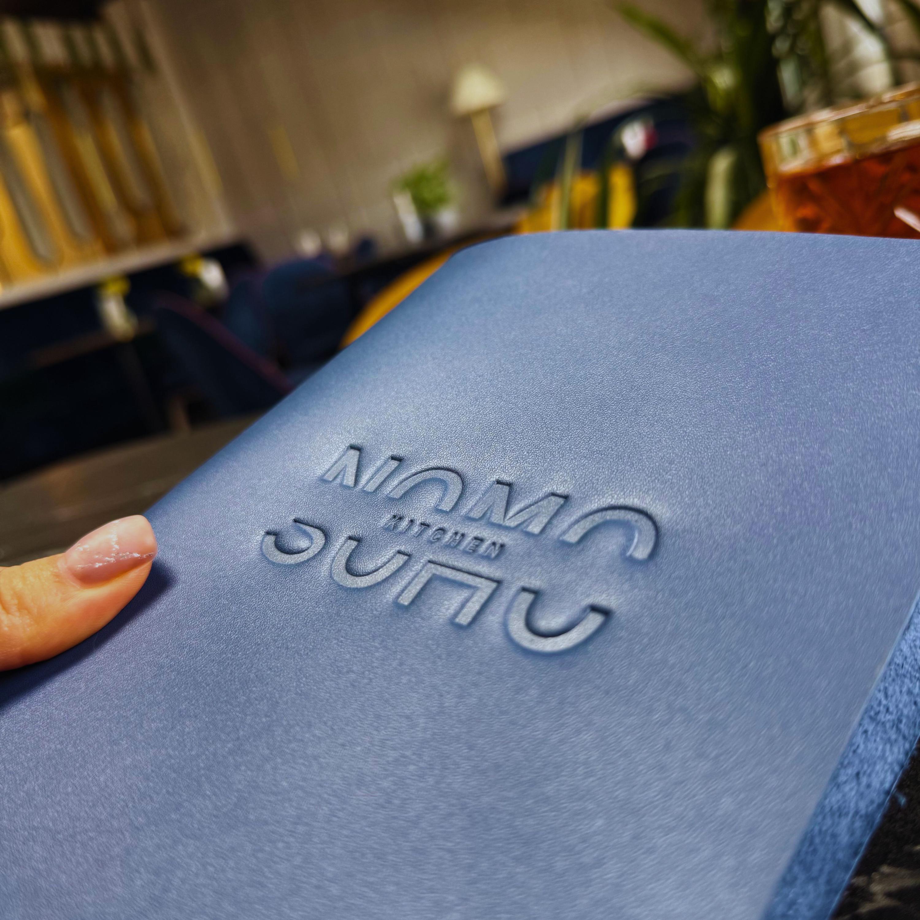 Leder gravierte Menü-Abdeckung, Restaurant Menü BoardFolder