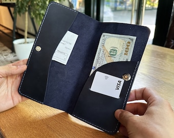 Bill holder, Leather Bar Check Holder, Custom Leather Receipt Holder, Personalized Check Presenter, Guest Check Book, Restaurant Server Book