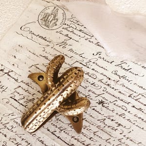 Cactus Brass Paper Clip