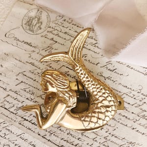 Mermaid Brass Paper Clip