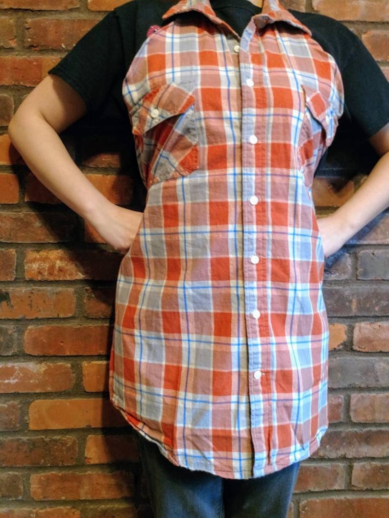 Memory apron from loved ones shirt Made to order Mommy and me upcycled Apron son daughter grandma mom mini me