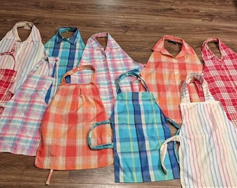 Conjunto de delantales conmemorativos de camisetas de seres queridos: un recuerdo reciclado