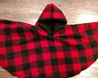 Poncho para asiento de coche, hecho a pedido, solicitud personalizada con negro sólido