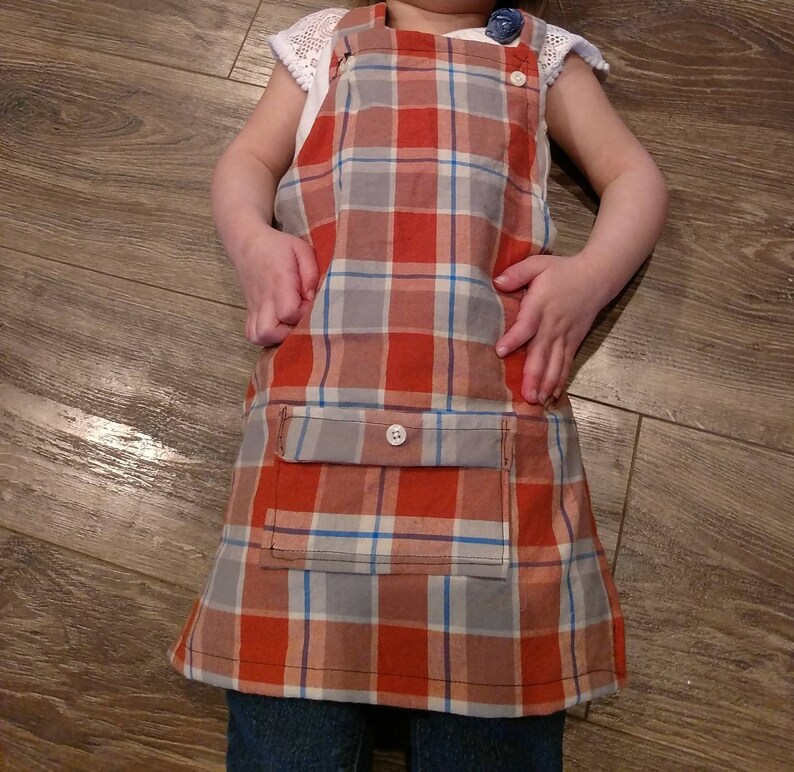 Memory apron from loved ones shirt Made to order Mommy and me upcycled Apron son daughter grandma mom mini me