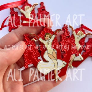 Mandy White Christmas Ornament