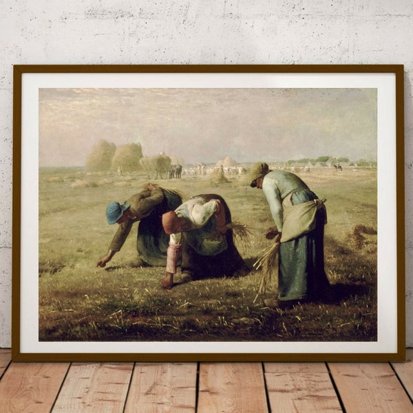 Jean-François Millet, The Gleaners, printable art, printable decor, digital print, wall art, home decor, painting printable, oil paintings