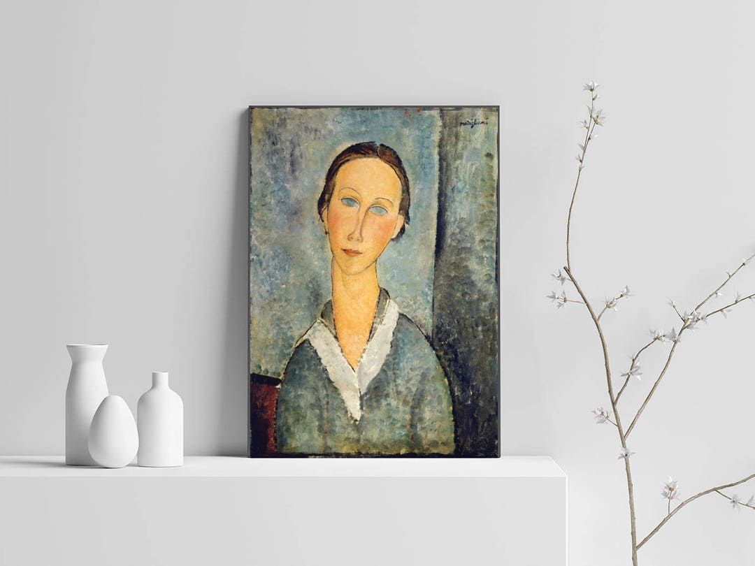 Amedeo Modigliani Famous Art, Printable Art, Digital Print, Wall Art ...
