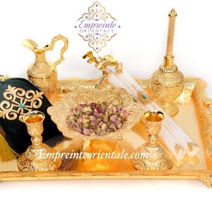 Full Golden Henna Platter For The 12 Piece Henna Ceremony Etsy