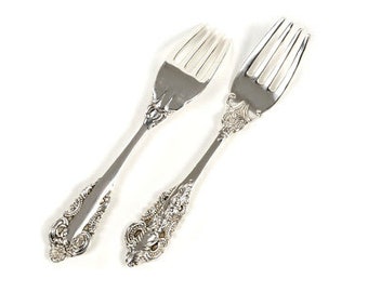 Silver plated forks for wedding cakes and pies