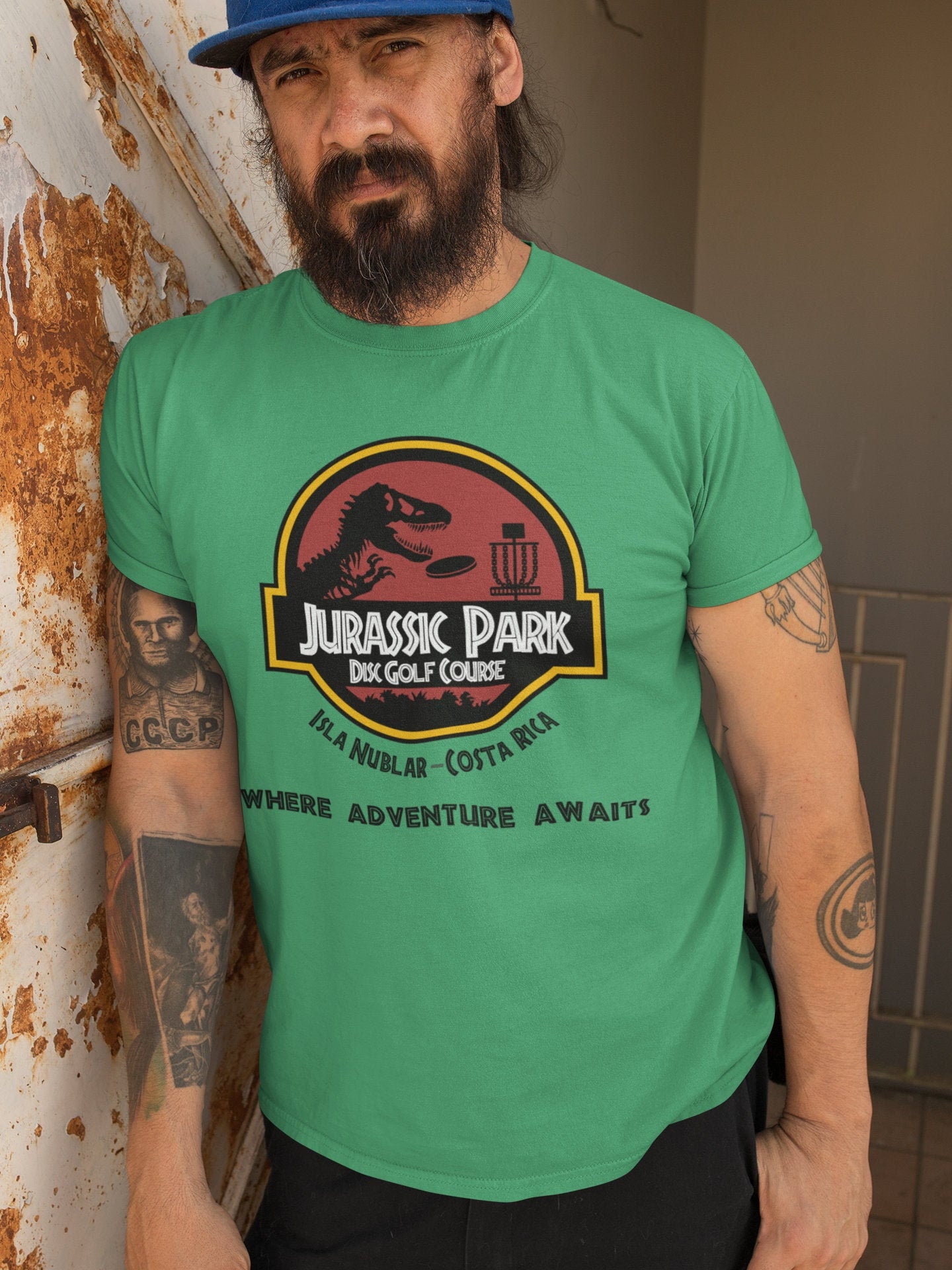 JURASSIC PARK SHIRT Dinosaur Shirt Disc Golf Course Funny Etsy
