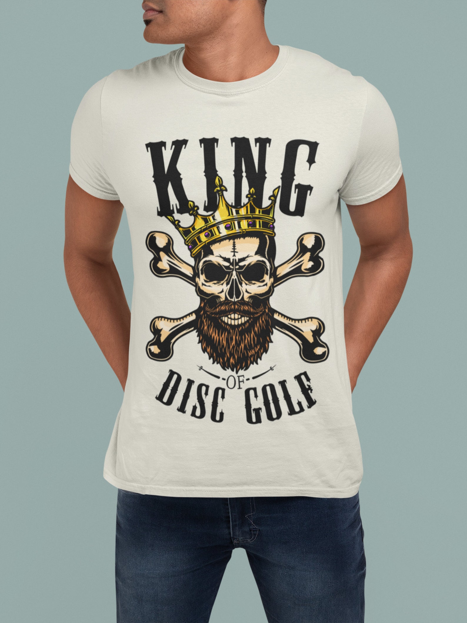 Disc Golf Tees King Of Disc Golf Shirt. Cool Frisbee Golf Etsy