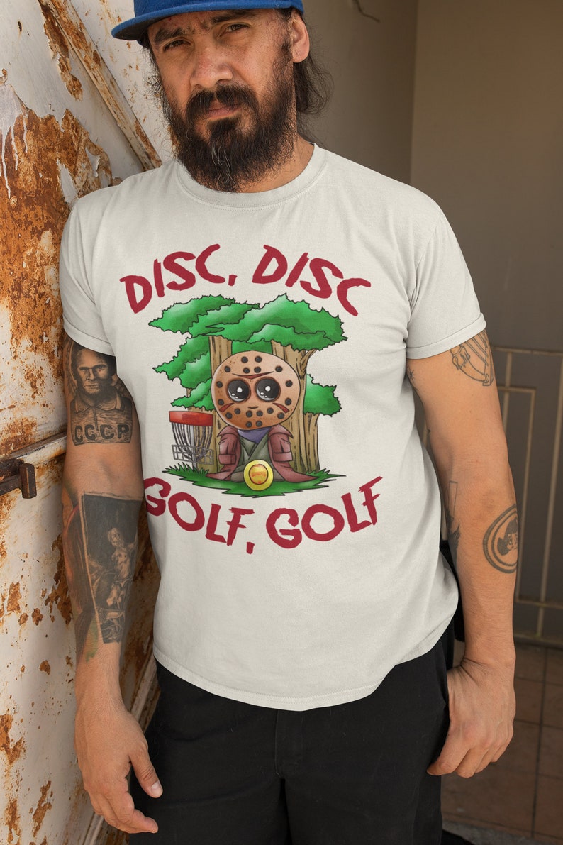Disc Golf Baby Jason Voorhees Disc Golf Shirt Disc Golf Etsy