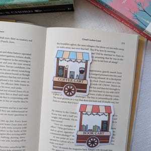 Book Lovers Book Cart - Sticker