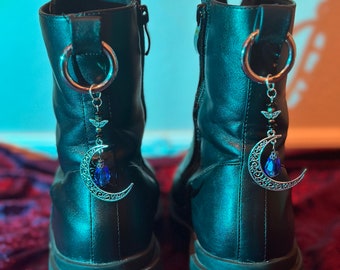 Blue Moon Boot Charm (RESERVED FOR GABIE)