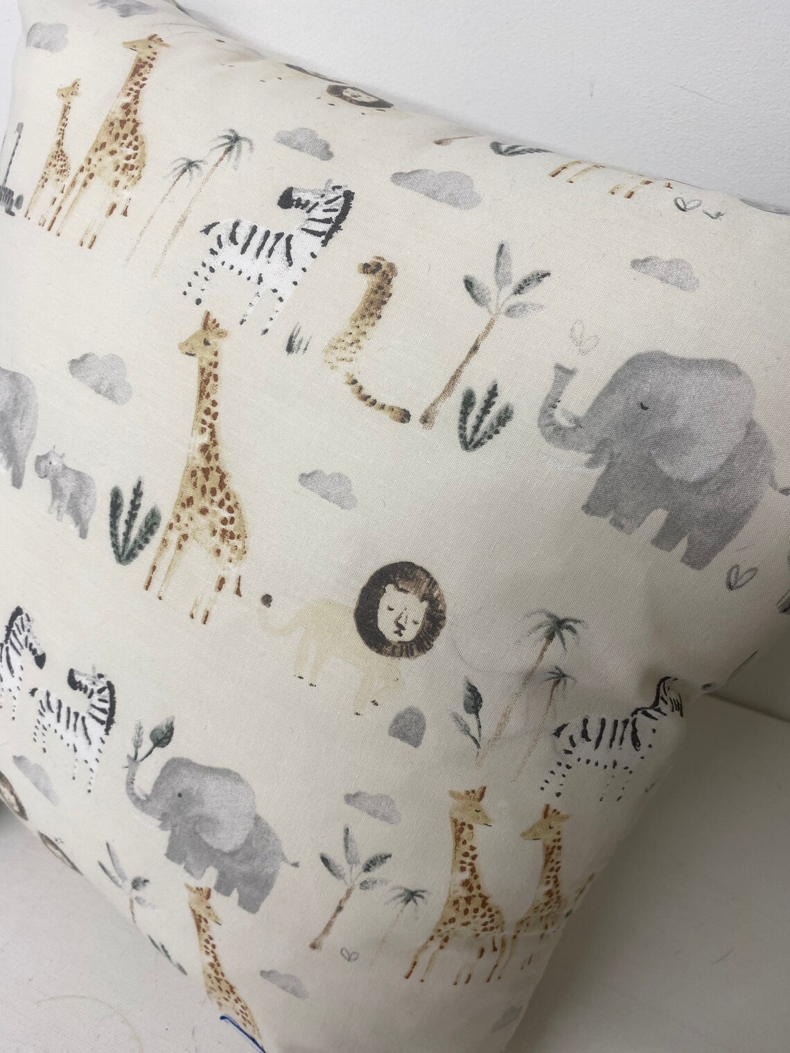 Dunelm Safari Zoo Animal Giraffe Hippo Elephant Kids Etsy UK