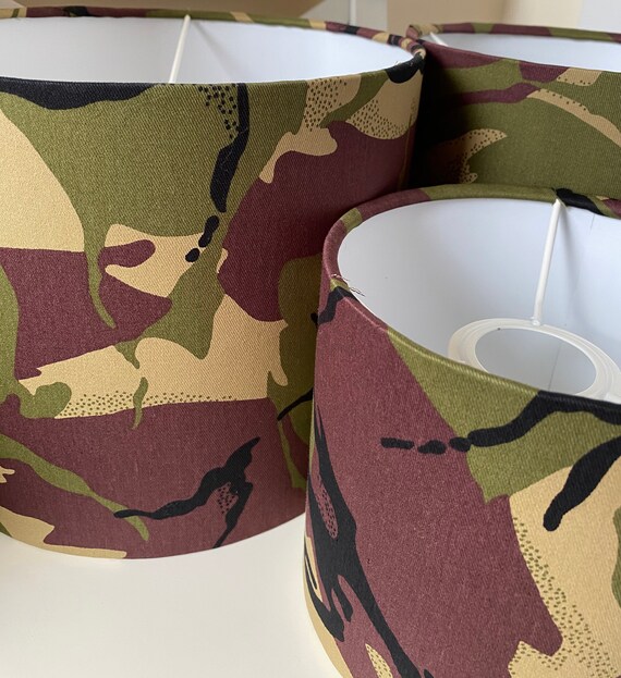 Camo lamp shade deals