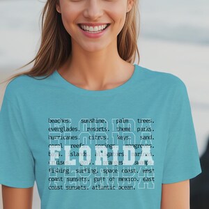 Florida Definition T-Shirt, Florida Description T-Shirt, Florida Vacation T-Shirt, Florida State Shirt, Florida Resident T-Shirt, Traveler