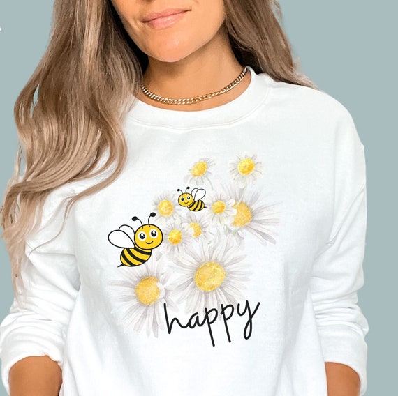 Bee Happy Bumble Bees Stay Positive Inspirational Bee Lovers T Shirt Bee Happy Bumble Bees Stay Positive Inspirational Bee Lovers T Shirt